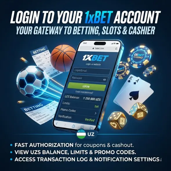 Авторизация в личном кабинете 1xBet